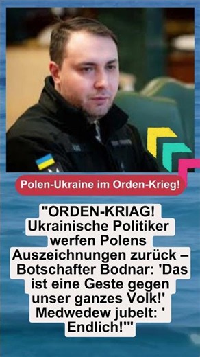 Polen-Ukraine im Orden-Krieg! | #PolenUkraine #WeißerAdler #Selenskyj #Nawrocki