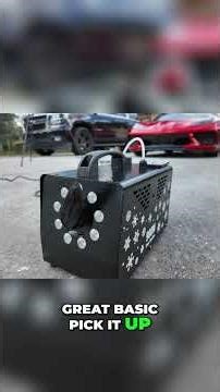 This Snow Machine is Insane! Watch the LEDs Light Up!