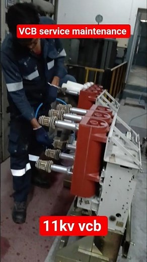 11kv VCB service maintenance and testing #vcb #highvoltage #youtubeshorts @electricalrocket