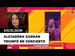 Alejandra Guzmán triunfó con gran concierto en la arena CDMX