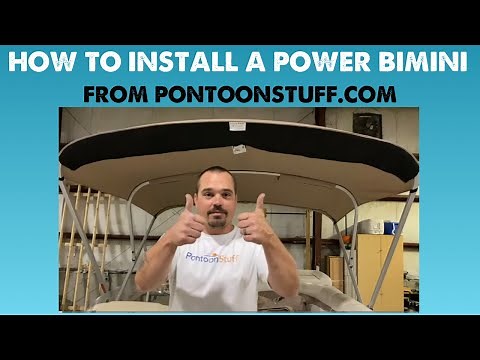 Pontoon Power Bimini Install - FULL INSTRUCTIONAL