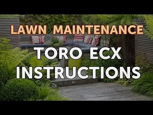 Toro ECx Instructions