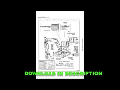 Bobcat E60 Compact Excavator Operator’s Manual PDF English – Complete Operation Guide