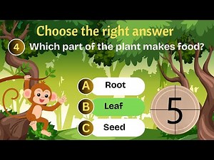 Grade 1 | 30 Science Quiz | 🌻Learn About Plants 🌱! | KSSR |Fun & Educational Video