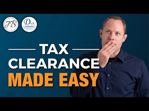 How to get a Tax Clearance Certificate | SARS eFiling Tutorial By Jasper Basson