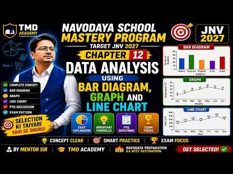 Data Analysis Made Easy | Chapter 12 | Navodaya School Mastery Program | JNV 2027