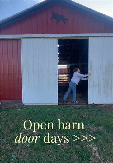 There’s nothing better than opening the barn doors after a long, cold winter. ☀️ Here in Kentucky we’ve had a stretch of sunny, warm days with a couple rainy ones mixed in. Our farmland desperately needed the moisture before we start putting this year’s crop in the ground in just a few short weeks. Is it warming up where you are yet? 🌾 ☀️ #farming #farmtok #spring #farmersofinstagram #agriculture