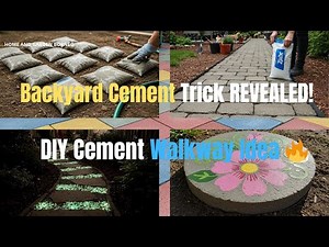 🧱 DIY Cement Hack: Why He Laid Ziploc Bags in His Backyard Will Blow Your Mind!