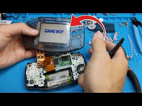 Installer un kit LCD IPS v2 sur gameboy advance !