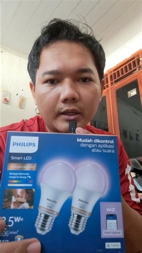 Lampu bohlam Philips smart LED Smart WIFI mudah dikontrol dengan aplikasi atau suara #philipsled