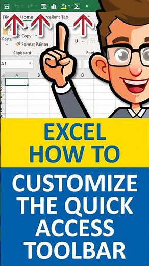 How to Customize Quick Access Toolbar in Excel #shorts #exceltutorial