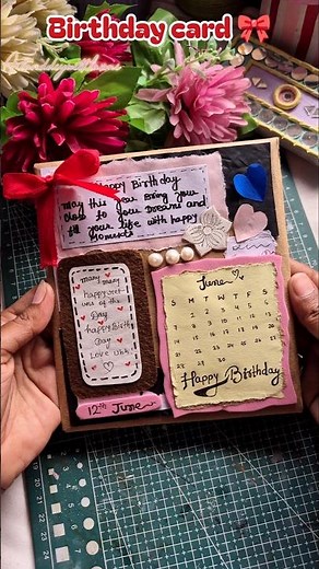 DIY Handmade Birthday Calendar Card 📅✨ | #shorts #birthdaycard #diy
