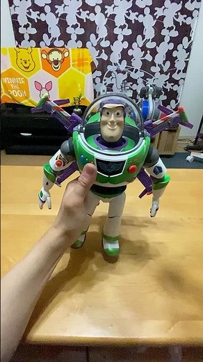 life-size Buzz Lightyear high-tech edition figure #toystory #buzzlightyear #disney