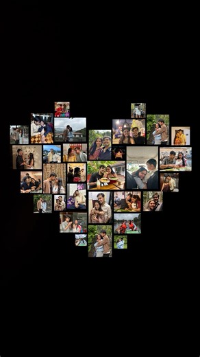 Trending Couple Video | Ik Vaari Aa VN Template | Heart Shape Photo Grid Reel Edit | VN Codes