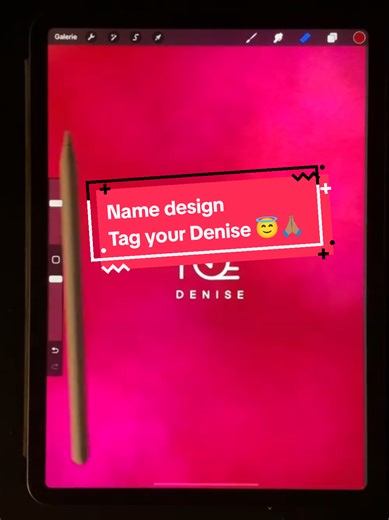 Creative Name Design Ideas with Procreate