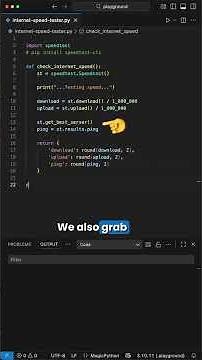 Make Your Own Internet Speed Tester in Minutes! #coding #python #pythonprogramming