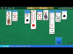 SPIDER SOLITAIRE Qualifiers - Microsoft Solitaire 25th Anniversary Tournament