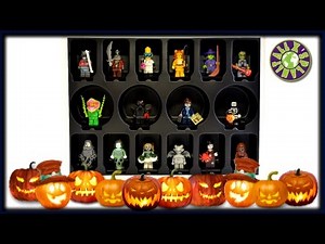 Lego Halloween Minifigures Series 14 with new Lego Box for 16 Minifigures Review