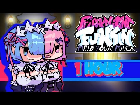 Subservient - Friday Night Funkin' [Full song] [1 Hour] (FNF Mod I Re:Zero I Ram and Rem I Anime)