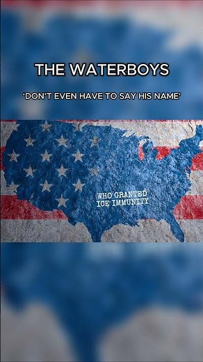 Volume up! New Waterboys protest song DON'T EVEN HAVE TO SAY HIS NAME #protest #democracy
