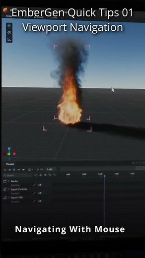 EmberGen Quick Tip - Viewport Navigation