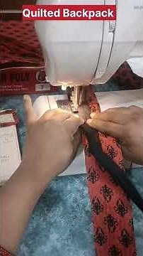 My First Quilted Backpack: Easy DIY Tutorial for Beginners 🧵🎒