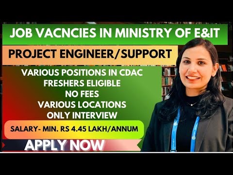 🇮🇳ONLY INTERVIEW JOB🔥 FRESHERS ELIGIBLE 🚀VARIOUS POST IN MINISTRY OF E&IT #job #latest
