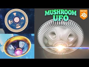 How to 3D Model an UFO in Blender | Full Modeling and Animation Tutorial