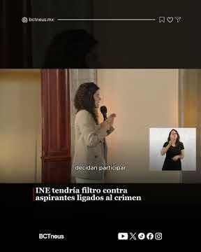 INE to implement screening for candidates linked to organized crime