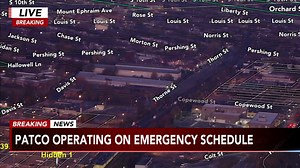 PATCO to operate on emergency schedule due to track defect