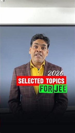 JEE 2026 Selected Topics | Study motivation #jee2026 #study #exam #preparation