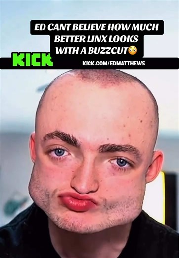 Ed Matthews genuinely shocked at how much the buzzcut upgraded LINX 😭 #EdMatthews #LINX #BuzzcutGlowUp #UKHumour #UpgradeUnlocked 💈