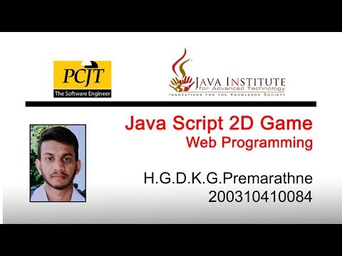 Java Institute Selection Program | 2D Game | Kaushal Premarathne