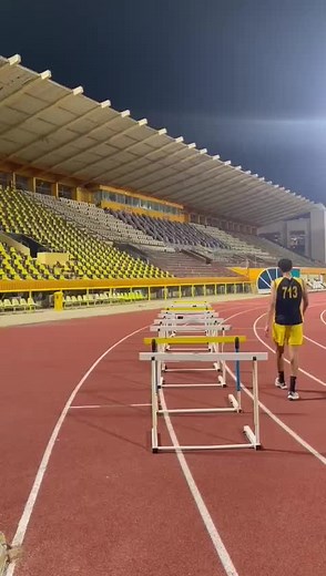 ‏Every step counts! #athletelife #highjump #trackandfield #الكويت