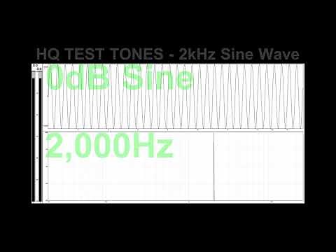 (HQ TEST TONES) 2kHz Sine Wave