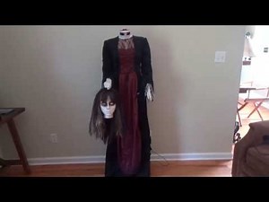 Gemmy Animated Life-Size Be-headed Bride (Gothic Version)