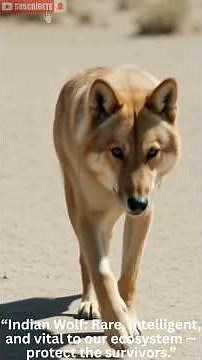 “Indian Wolf: Silent Hunter of the Subcontinent 🐺 | Educational Short”