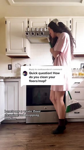 Replying to @zoeksaunders My Zero Waste floor cleaning/mopping routine!🧹🌎✨ #zerowaste #zerowasteliving #zerowastejourney #sustainableliving #sustainablelifestyle