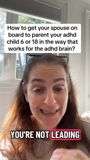 How can I get my spouse to parent the way my adhd child’s to be parented ? How is going in this statement - two things can be true . Both you and spouse can be right . Your spouse wants boundaries and yes your kid needs them , you want to lead with empathy as your child needs that too . So you are both right and wrong . So to move the needle you both have to compromise. Hard but I will show you how as I have shown thousands of families just like yours . Because together you are stronger and your