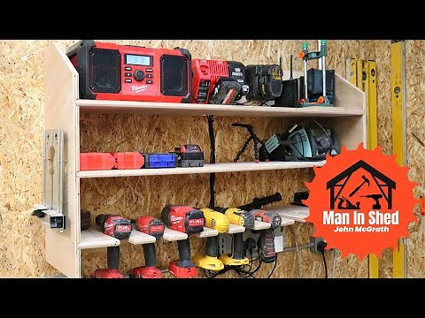 Power Tool Storage and Charging Station.