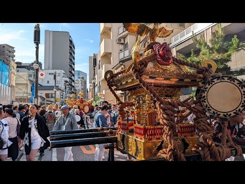 【高画質FHDライブカメラ】品川神社 例大祭 町内神輿連合渡御 Shinagawa Shrine annual festival【live camera】2026/06/06