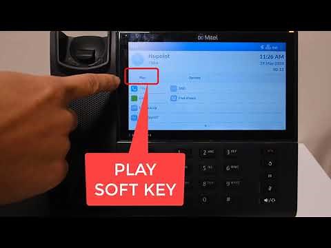 Mitel 6940 - Voicemail - Set Up & Retrieve