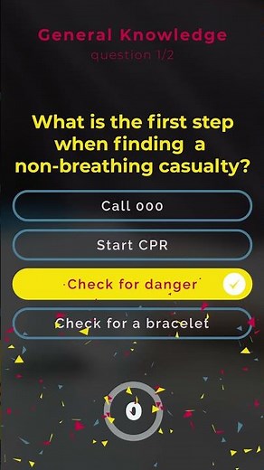 General First Aid Quiz Part 1 #FirstAid #EmergencyCare #CPR #Safety #Health #Quiz #TriviaQuiz