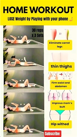 5 Educational Exercises to Do Before Bed | Gentle Night Workout for Core, Legs & Glutes #homeworkout