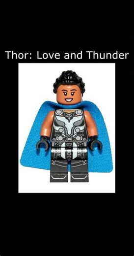LEGO Marvel Valkyrie Minifigure Evolution