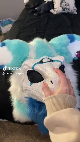 Its just a hobby that got a bit out of hand💀 (griffin mask for sale on my etsy ‼️‼️)#furry #hazzardraptor #dino #dinomask #fursuit #foryoupage #fyp #foryou #furry2023 #furryfandom #furrytiktok