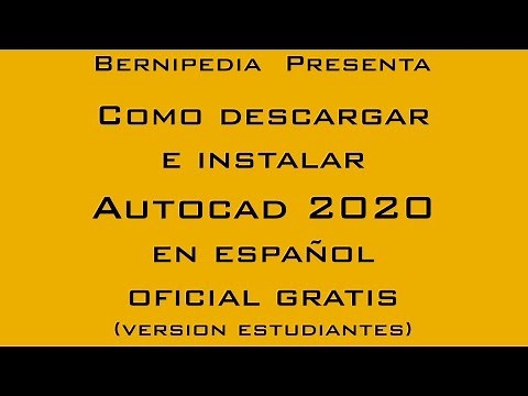 Descargar e instalar AutoCAD 2020 Gratis en español