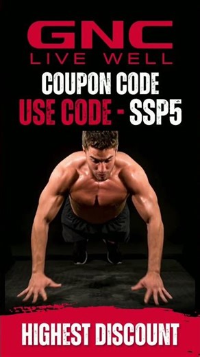 GNC Coupon Code💥40% Off + Extra 5% Off GNC Promo Code💥GNC Discount Code