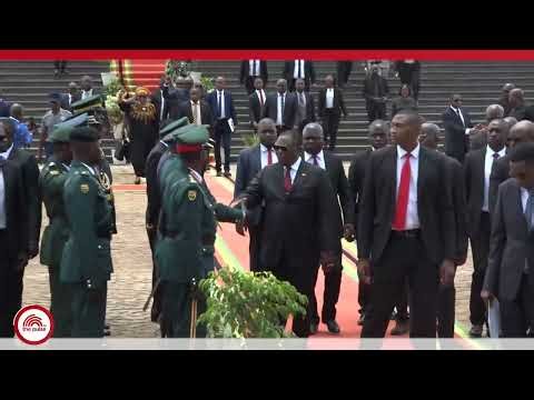 Acting President Chiwenga Departs National Heroes Acre After Burial Ceremony