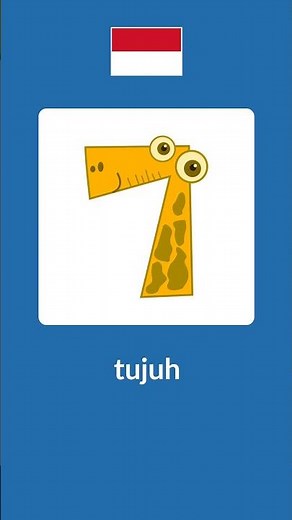 Indonesian Numbers 1-10
